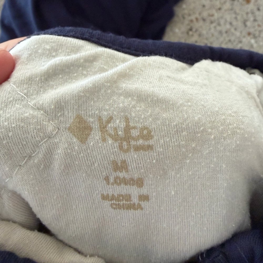 Kyte BABY Navy and Cream Garment